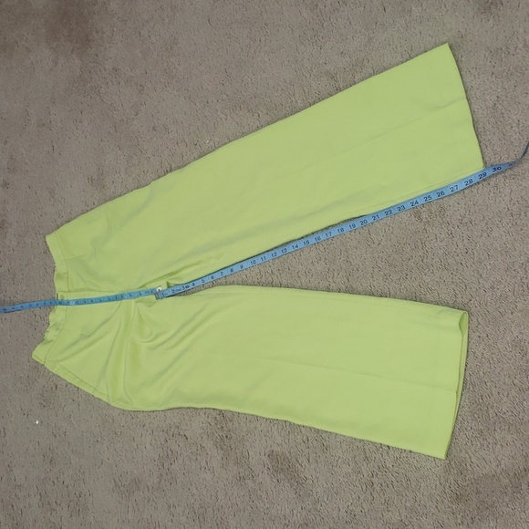 Vintage Connie Howard 6 neon green high waisted pantsuit - Picture 12 of 14